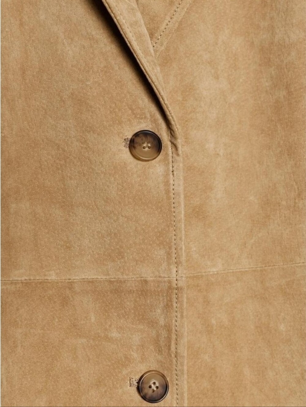 100% SUEDE LEATHER COAT ZW COLLECTION LIMITED EDITION - Picture 9 of 11